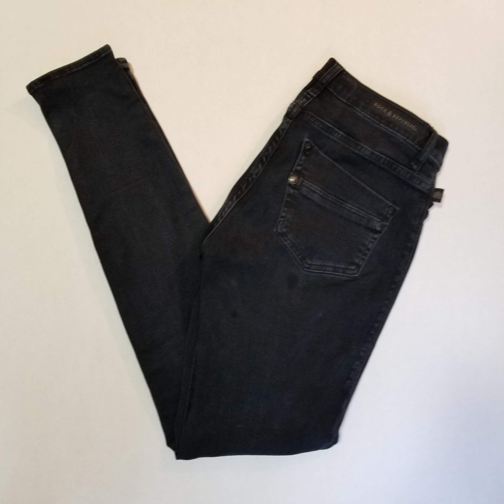 Rock & Republic Kashmiere Black Skinny Jeans